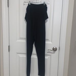 Black fashionnova shoulder jumpsuit